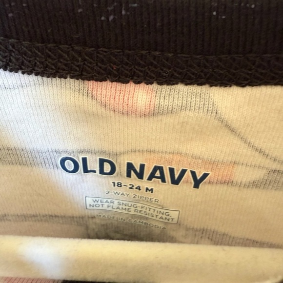 Old Navy Kids Halloween Candy Corn Spider Footie Pajama 18-24 Months - Picture 5 of 6